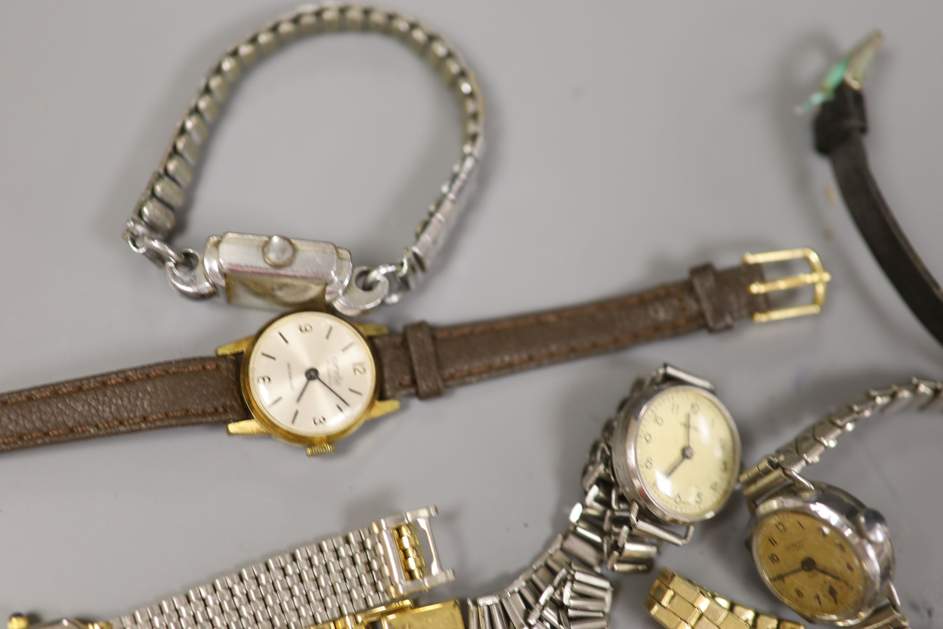 A quantity of ladies wrist watches